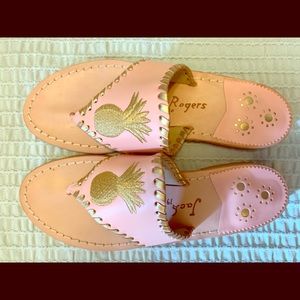 Jack Rogers Pineapple Flip Flops